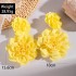 Amazon Cross border Fresh Multi color Flower Earrings Valentine's Day Series Gentle Simulation Large Flower Earrings Earrings for Women