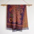 Autumn and winter ethnic style retro tassel shawl, Chinese style artistic vacation ancient style scarf, women's cape jacket, fashionable and warm