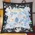 New twill silk scarf wholesale, spring and summer printed sunscreen scarf, silk scarf square scarf decoration scarf