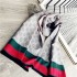 Live hot selling letter imitation cashmere scarf for women in Europe, America, autumn and winter, thick and warm double-sided shawl, versatile scarf