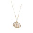 Ins Style New Women's Beach Shell Plated Gold Pendant Conch Necklace Pendant Wholesale of Foreign Trade Accessories