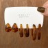 European and American Cross border Acetic Acid Plate Earring Set 3-Pair Creative New Style Vintage C-Type Letter Resin Earrings