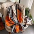 Spring, summer, and autumn new Korean style simulated silk scarf for women's decoration, versatile shawl, sunscreen beach towel, live broadcast, wholesale, and in stock