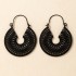 Amazon's new foreign trade bohemian style metal retro earrings with carved hollow earrings and earrings pendants