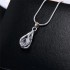 European and American jewelry is a popular fashion zircon crystal pendant earring set on AliExpress, a cross-border accessory