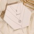 Cross border European and American retro circular antique bronze bead multi-layer geometric hexagonal circle arrow necklace in the Korean jewelry industry