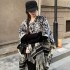 High quality imitation cashmere shawl, high-end ink painting, winter travel versatile warm scarf, thickened tassel cape