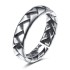 Cross border source of European and American metal jewelry, open mouth couple rings, exaggerated styling, punk style, and loose mouth ring hair collection