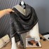 New European and American versatile scarf for women in autumn and winter fashion, double-sided imitation cashmere scarf for external use, warm air conditioning shawl for women