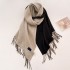 2022 Solid Color Scarf Women's Tassel Imitation Cashmere Golden Classic Double sided Shawl Korean Edition Versatile Warm Scarf Wholesale Hot Item