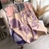 2024 autumn and winter new camellia plant flower splicing fashionable scarf imitating cashmere scarf, air conditioning shawl for women