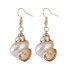 European and American natural beach seashells, seashells, gold-plated earrings, Bohemian style beach seashells, pendant necklaces, wholesale