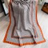 Spring/Summer New Silk Scarf Long Fashion Travel Shawl Flower Lijing Forged Neck Mom's Versatile Scarf for Women