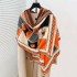 Autumn and winter new popular women's carriage imitation cashmere warm scarf fashionable and sweet air conditioning shawl wholesale for foreign trade