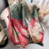 Autumn and winter new double-sided color oil painting series imitation cashmere thick warm scarf, air-conditioned room neck protection shawl for external use