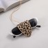 Cross border new leather Bluetooth earphones sunglasses storage bag hanging neck sweet cool style hanging portable bag necklace