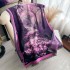 Autumn and winter new double-sided color oil painting series imitation cashmere thick warm scarf, air-conditioned room neck protection shawl for external use