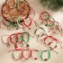 Christmas personality cute cartoon Christmas bracelet Santa Claus reindeer snowman tree Christmas atmosphere accessories for women