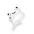 European and American cross-border new personalized cartoon frog ring, fashionable and cute style frog resin ring, index finger joint ring