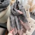 Scarf for women, versatile in winter, trendy brand, high-end feeling, imitation cashmere, office air conditioning shawl, outer layer, thick and warm scarf