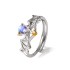 French style personality, high-end niche design, Ins cool trend, cool woman, simple moonstone index finger opening ring