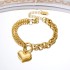 Exhibition/Exhibition Gallery Golden Retro Love Bracelet for Female Ins, niche design, fashionable and simple jewelry