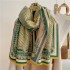 Imitation cashmere winter scarf double-sided jacquard letter chain air conditioning shawl thick European and American style warm scarf