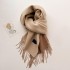 2022 Solid Color Scarf Women's Tassel Imitation Cashmere Golden Classic Double sided Shawl Korean Edition Versatile Warm Scarf Wholesale Hot Item