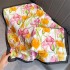 Silk scarf and square scarf with a high-end feel, 90cm small square scarf, professional scarf, simulated silk scarf, elegant printed scarf for women in spring and summer