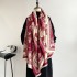 New Warm Women's Scarf for Autumn and Winter, Elegant Thickened Scarf, Dual Use Shawl for External Use, Comes as a Warm Scarf for Elders