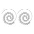 Wish AliExpress New Product: Leaf Spiral Personalized Rotating Roman Earrings, Leaf Earnail Accessories for Women