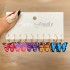 Cross border alloy heart pearl lock snake butterfly mushroom lock ear buckle creative personality card earrings 12 pieces batch