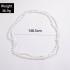 European and American fashion multi-layer imitation pearl necklace with a high-end temperament, Baroque size bead French retro collar for women