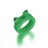 European and American cross-border new personalized cartoon frog ring, fashionable and cute style frog resin ring, index finger joint ring