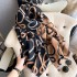 2024 new line printed contrasting color autumn and winter double-sided imitation cashmere scarf, winter high-end warm shawl for women