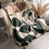 2024 autumn and winter new camellia plant flower splicing fashionable scarf imitating cashmere scarf, air conditioning shawl for women