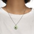 2018 new cute fruit jewelry necklace avocado heart-shaped three-dimensional soft ceramic pendant earrings