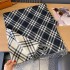 2024 new fashionable and versatile plaid autumn and winter double-sided imitation cashmere scarf, winter high-end warm shawl for women