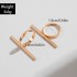 European and American cross-border simple single line adjustable ring with hip-hop style geometric irregular opening bow ring