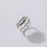 AliExpress Cross border New European and American Style Retro Lips Single Ring Geometric Sexy Versatile Ins Single Ring