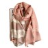 New autumn and winter butterfly double-sided imitation cashmere scarf for women with a high-end feel, a popular item with thickened warmth and fashionable shawl scarf