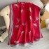 Hot selling camellia imitation cashmere scarf for women's decoration, double-sided shawl, long jacquard versatile warm scarf wholesale