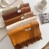 2024 new solid color high-end imitation cashmere soft scarf versatile atmosphere scarf, autumn and winter oversized shawl