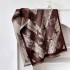 2024 Korean version new butterfly imitation cashmere scarf retro style double-sided air-conditioned room scarf shawl office scarf