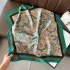 New style small square scarf 70cm Korean satin square scarf silk scarf silk women's decoration small shawl scarf, multiple wholesale options