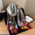 2024 Spring New Fragrant Cloud Satin Long Silk Scarf for Women's Luxury Office Warm Air Conditioning Shawl Suzhou Hangzhou Silk Scarf