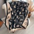 Autumn and winter animals, cats, sweet and cute ladies, imitation cashmere warm scarf, high-end air conditioning shawl scarf