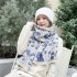 Winter New Panda Imitation Cashmere Jacquard Scarf Women's High End Versatile Core Yarn Shawl Thickened Warm Neck