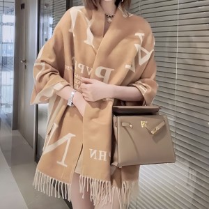 Korean version popular imitation cashmere scarf for women's autumn and winter internet celebrity live broadcast, thick tassel shawl dual-use warm scarf