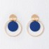 Wish's new creative disc earring set with geometric metal sequins and versatile two-piece earrings and earrings for women